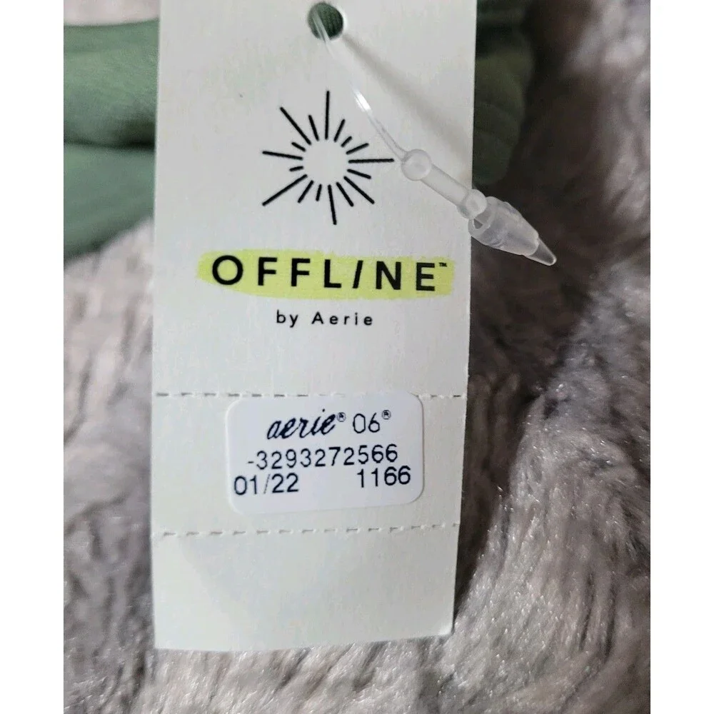 Aerie Offline Womens S Green Racer Back Lined Sports Style Bra NWT